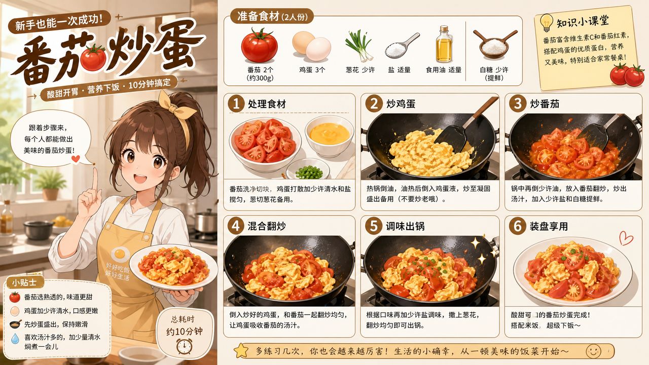 双飞美食动漫教程·家常菜动漫演示